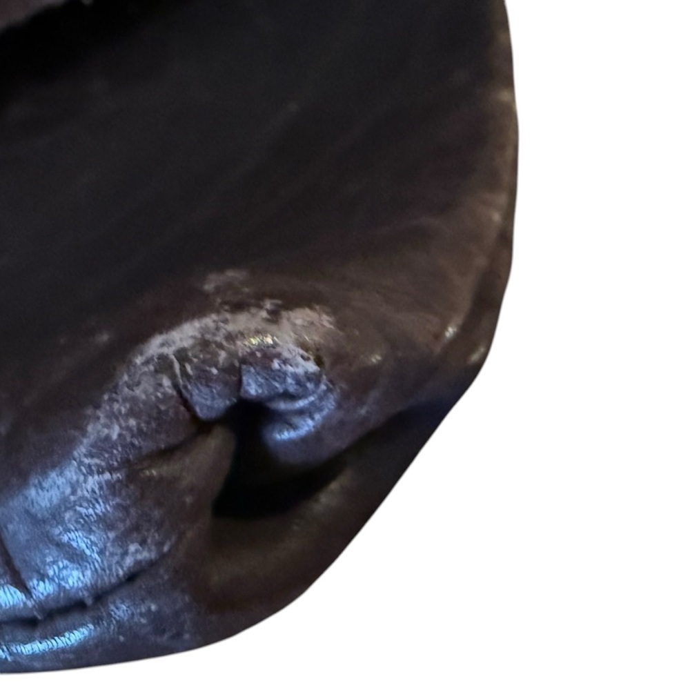 The Buffalo Billfold Company Vintage Leather Crossbody Bag small purse classic - Picture 8 of 13